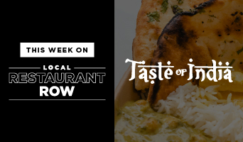 Taste of India on Local Restaurant Row